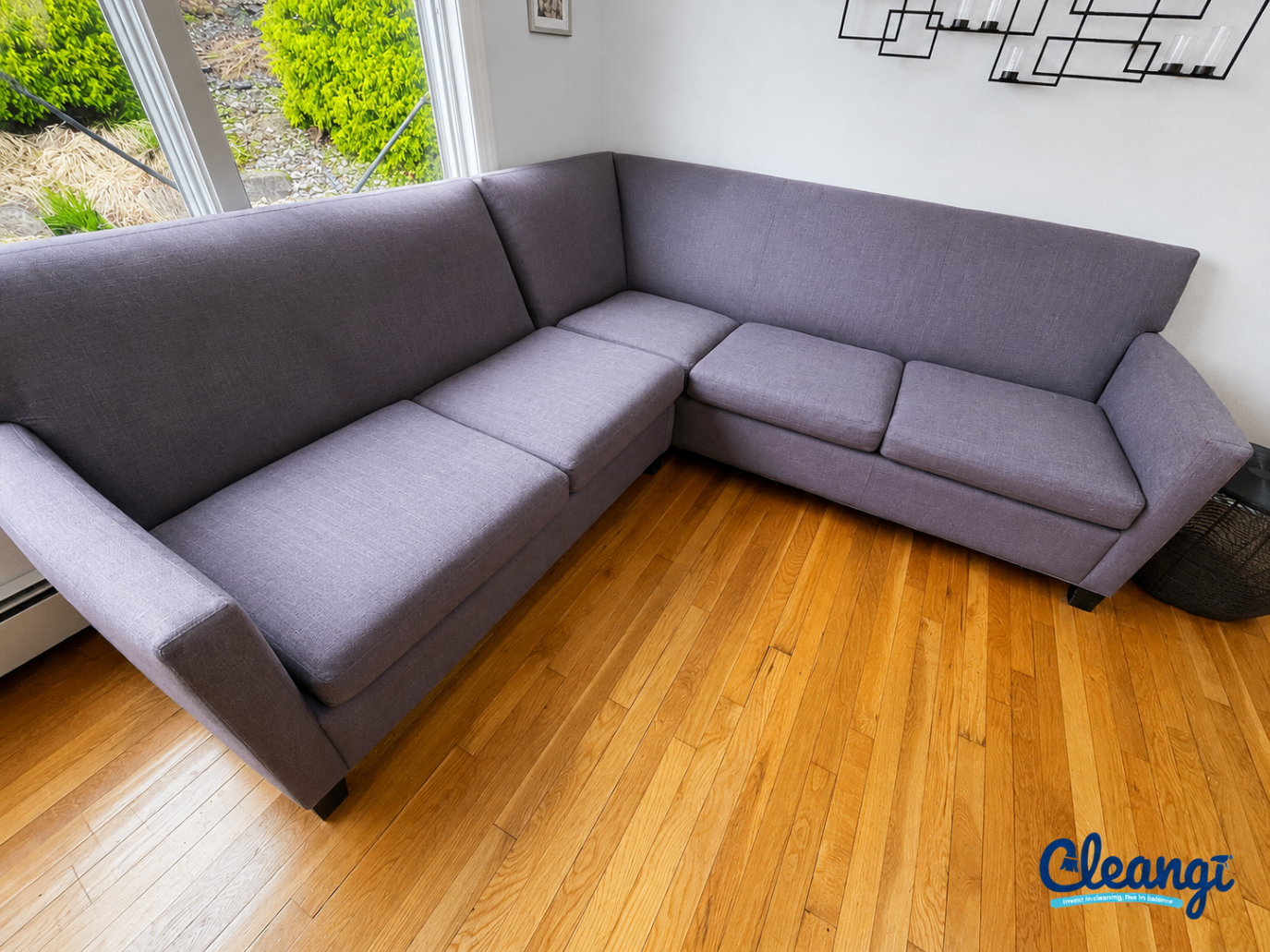 Cleangi upholstery cleaning before and after